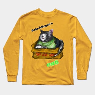 Schrodingers wise cat Long Sleeve T-Shirt